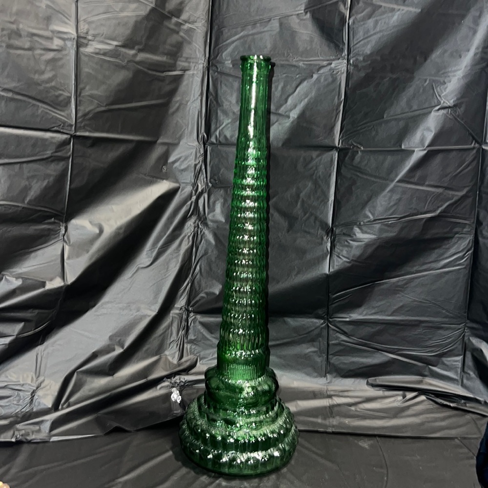MCM Green Empoli Chianti Ribbed Bottle
